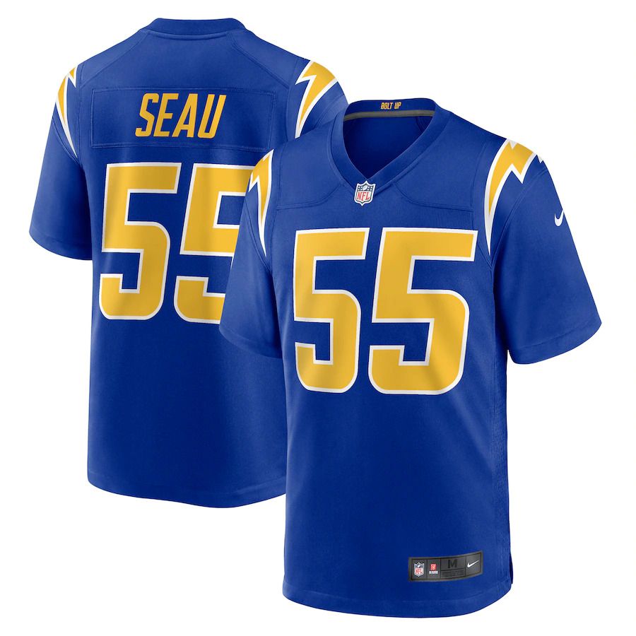 Men Los Angeles Chargers #55 Junior Seau Nike Royal Retired Player Alternate Game NFL Jersey->los angeles rams->NFL Jersey